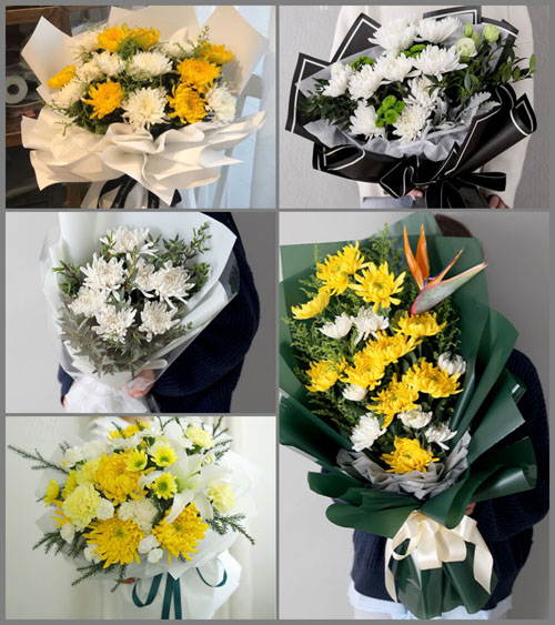 贵州贵阳息烽县小寨坝镇盘脚营村白事花束代送